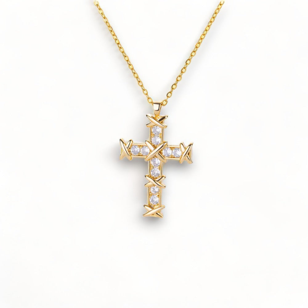 Christian cross necklace